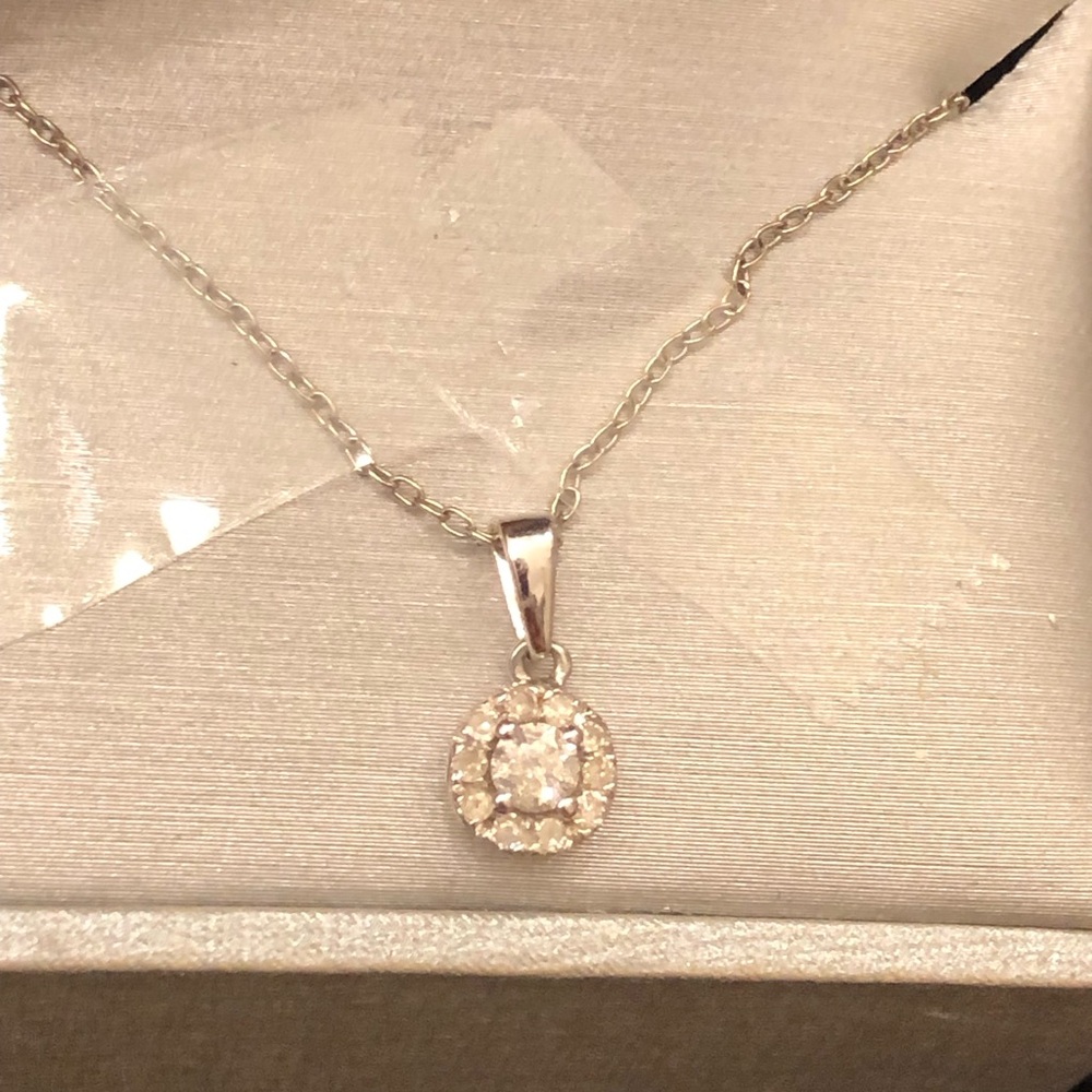 Zales Diamond Gold Pendant
